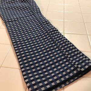 Tory Burch Gingham Ankle Flare Trouser